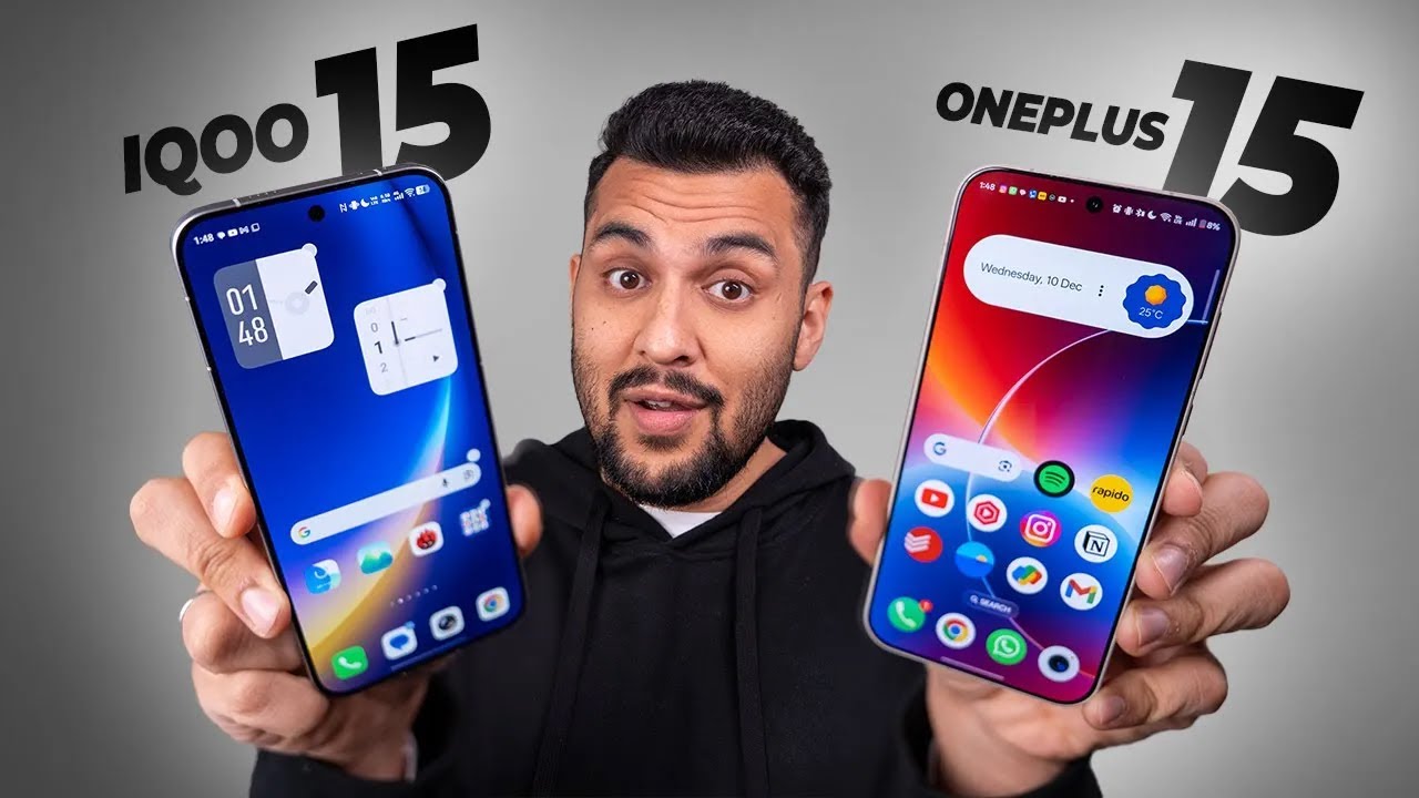 OnePlus 15 vs. iQOO 15&mdash;Detailed Comparison!