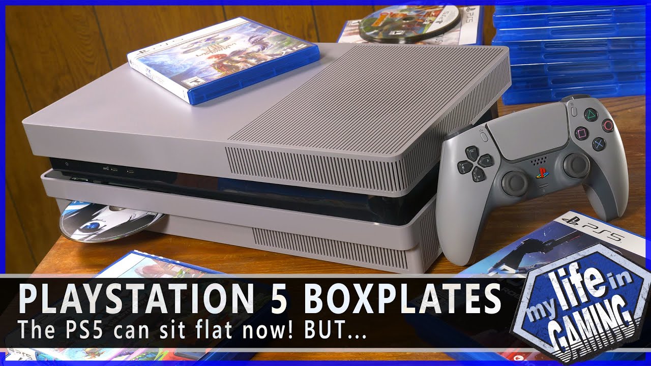 PS5 BoxPlates - The PS5 can sit flat now! BUT... / MY LIFE IN GAMING