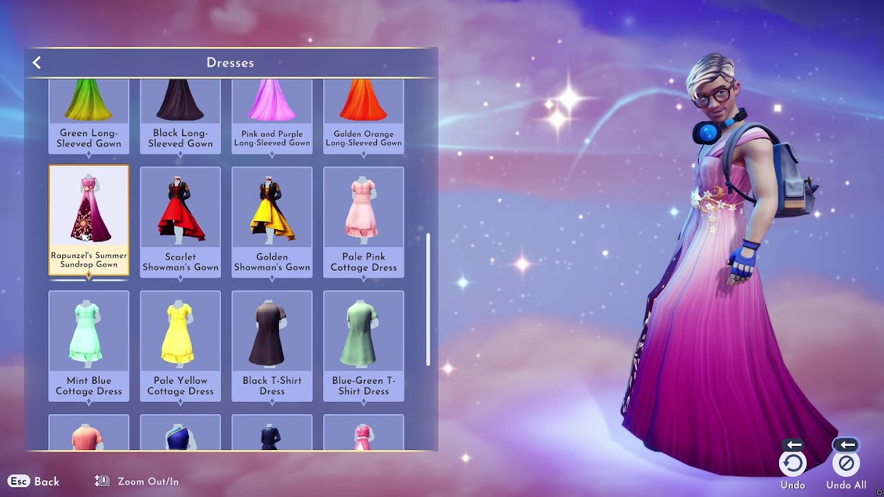 Disney DreamLight Valley Male Character Creation