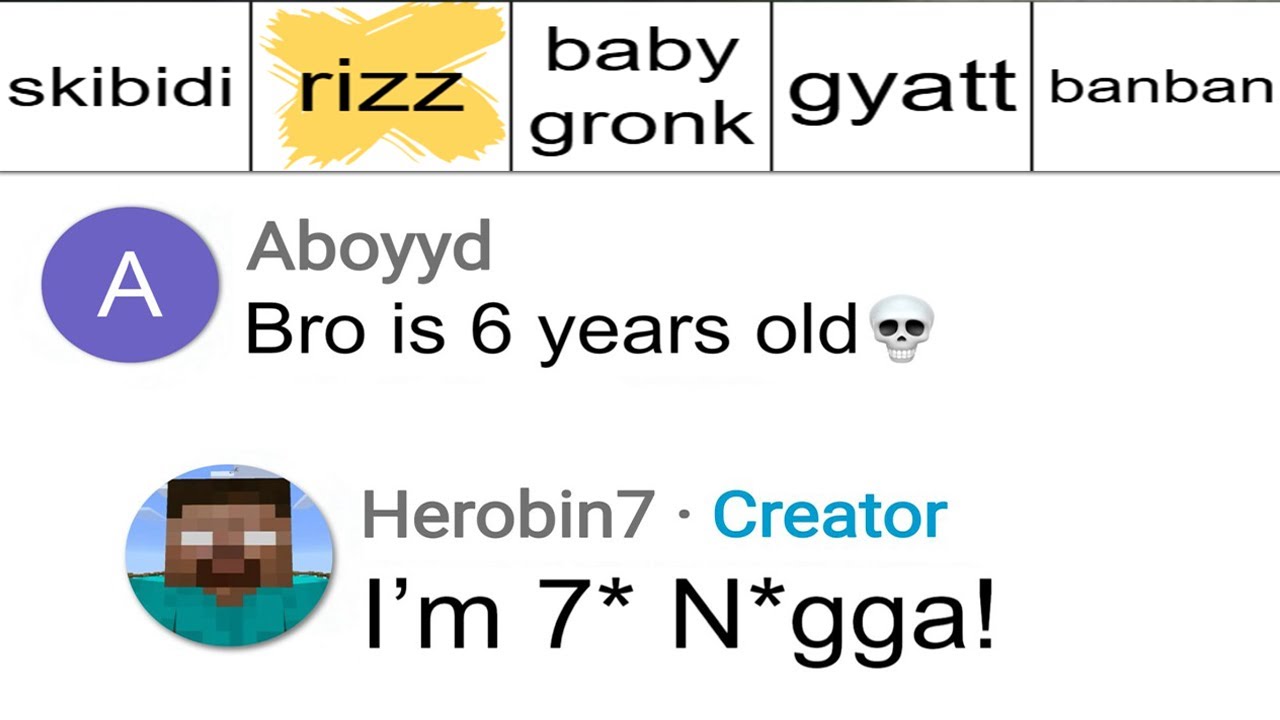 I Regret Playing Bingo With Stupid Gen Alpha Comments