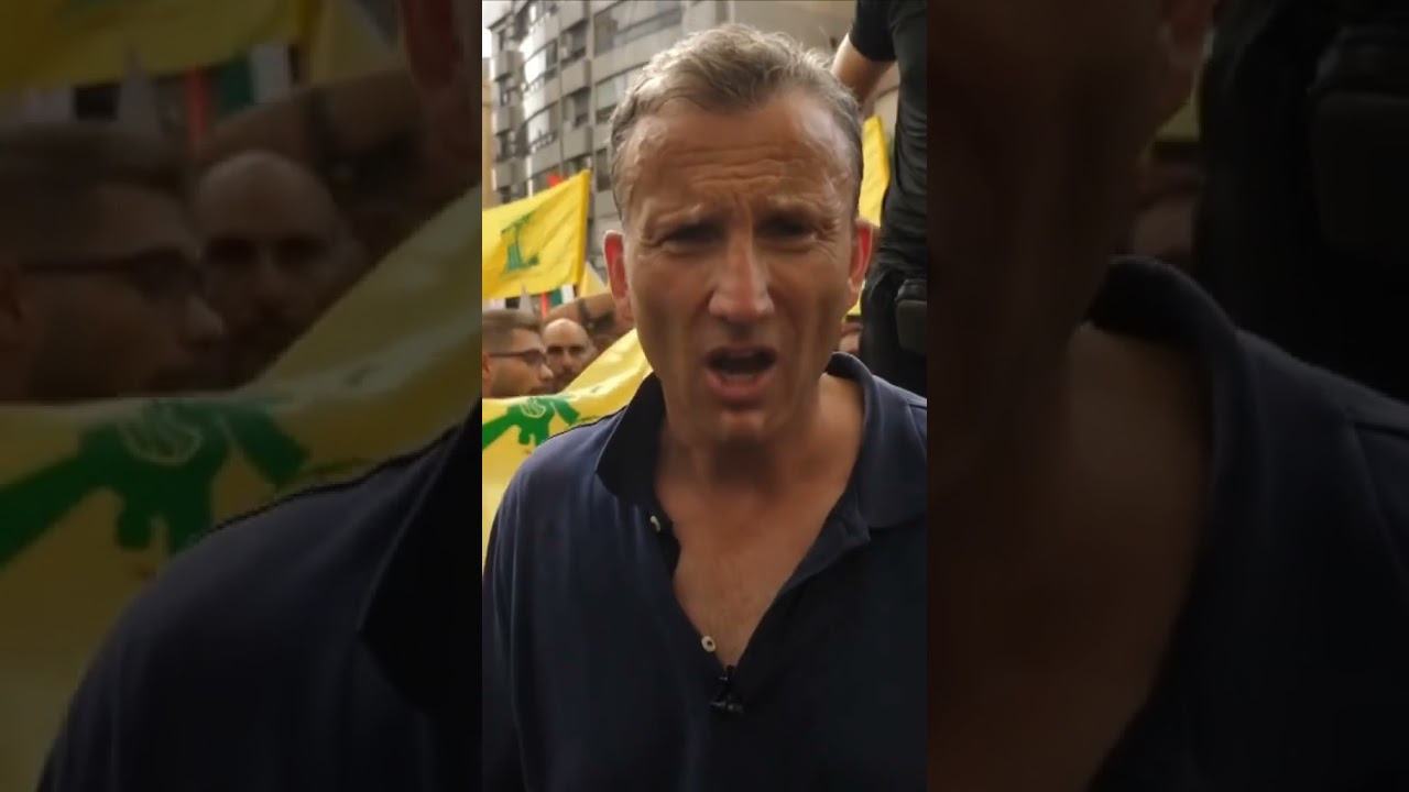 Sky&rsquo;s Alex Rossi reports from a Hezbollah rally in southern Beirut where the deputy head