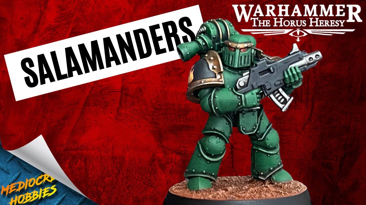 Heresy Made Easy! How to paint Legions: Salamanders!