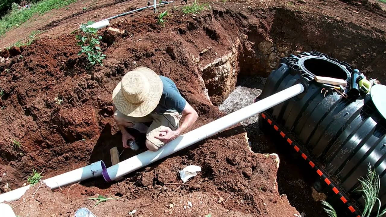 How to INSTALL a SEPTIC SYSTEM Start to Finish over Bedrock