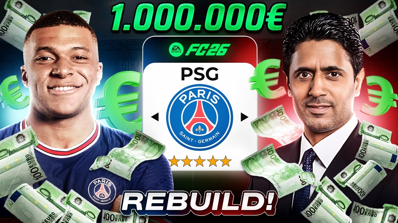1 MİLYAR EURO REBUILD! PARİS SAİNT GERMAİN REBUILD  | FC 26 REBUILD