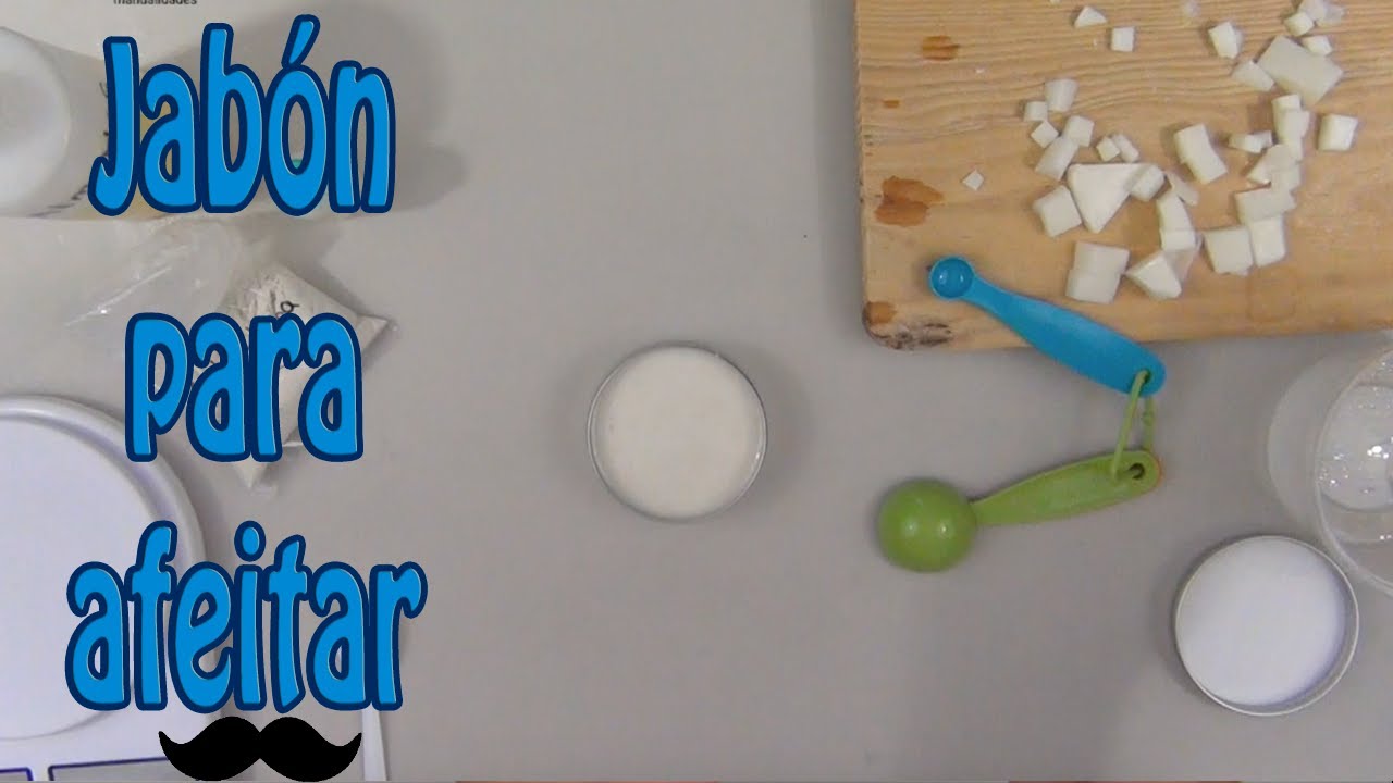 Cómo hacer jabón para afeitar