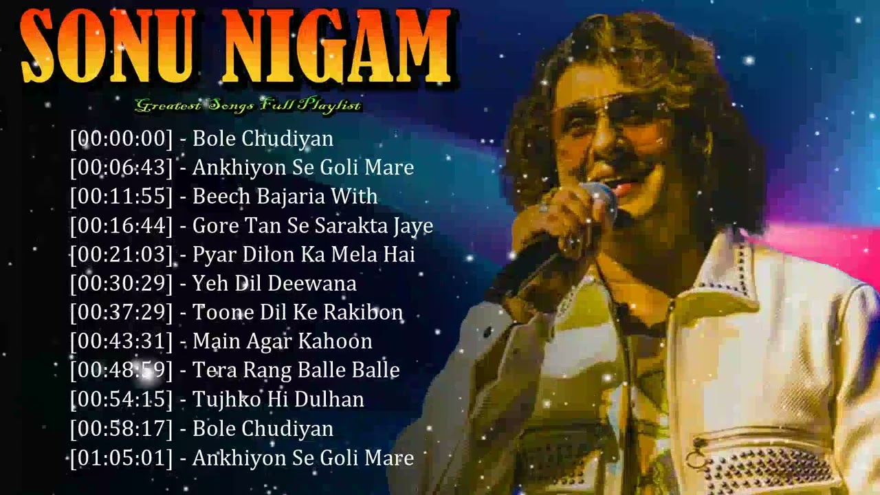 🎶🔥 Sonu Nigam - Iconic Bollywood hits shine with his magical singing 🎤🌟