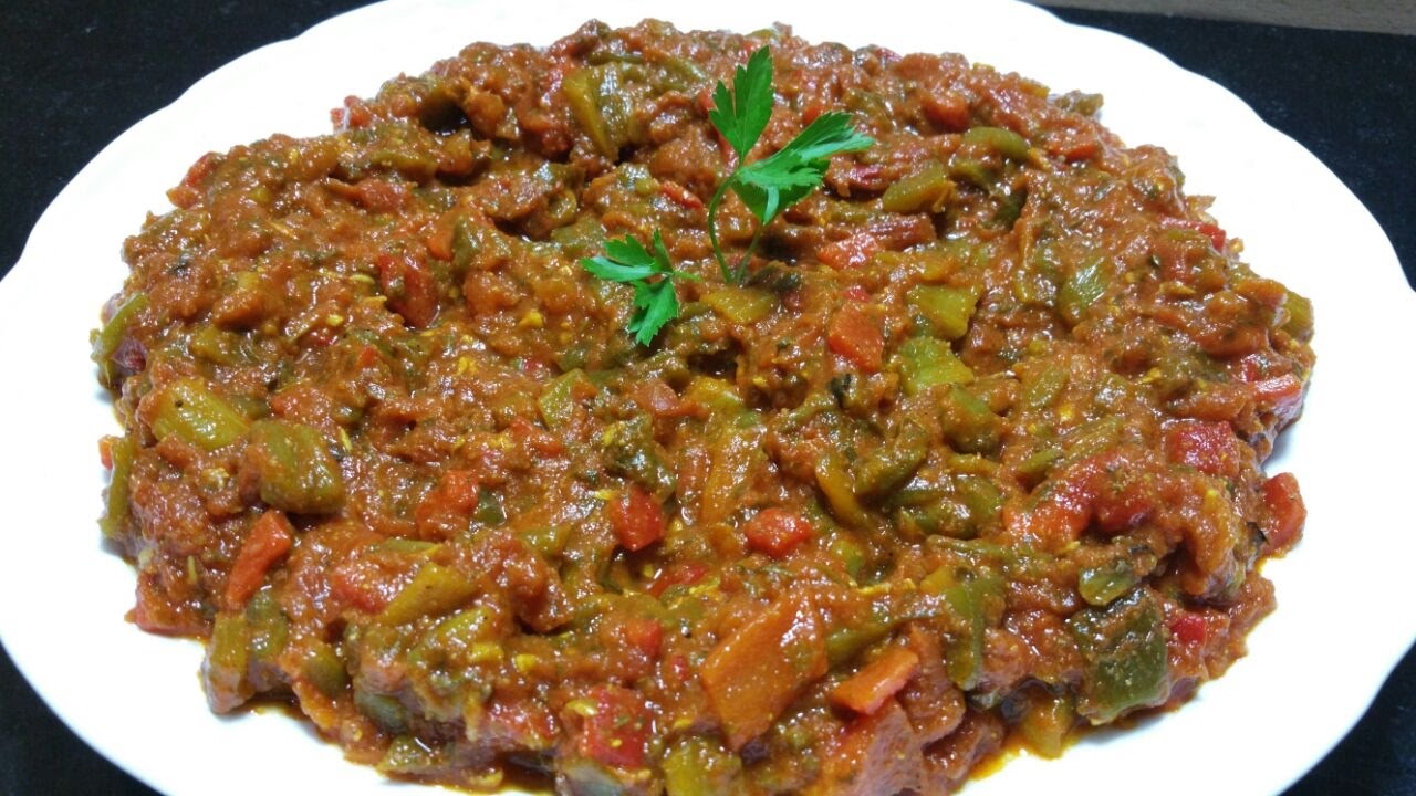 التكتوكة المغربية بالفلفل والطماطم لذيذة وسهلة التحضير