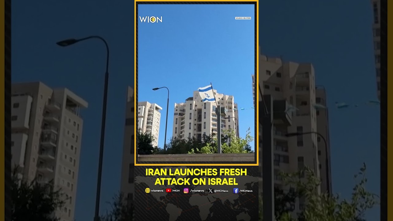 Israel-Iran War:  Sirens Blare As Iran Launches Another Barrage Towards Israel | WION