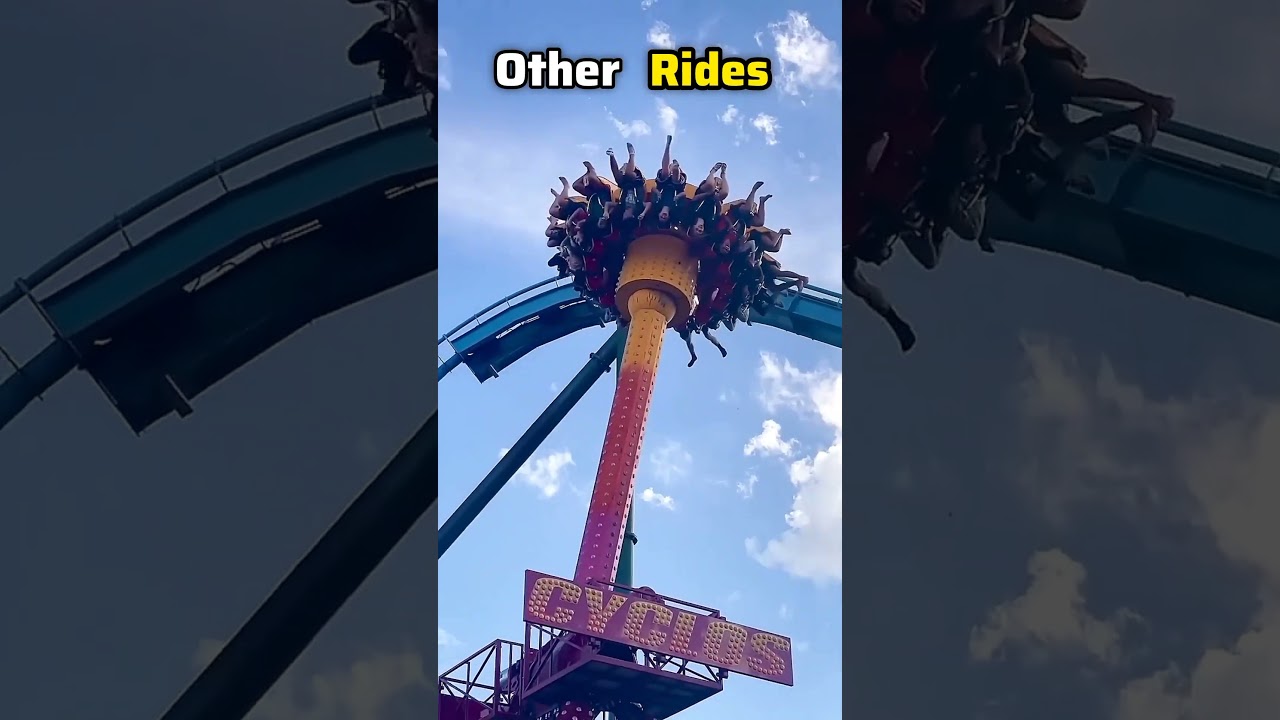 Other Rides VS This dangerous ride || #park #rides