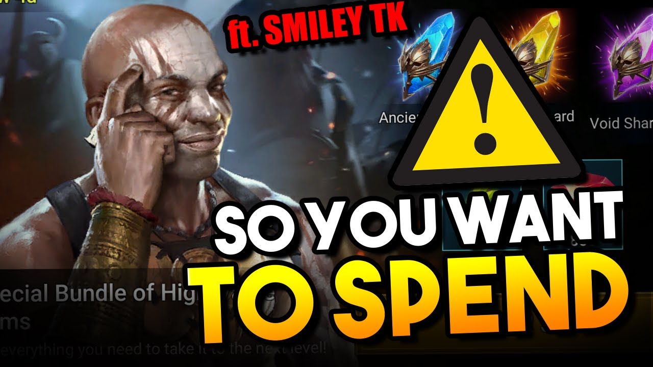 $20/$100 a Month Budget - HOW SHOULD YOU SPEND IT?! ft.@SmileyTK3  | Raid: Shadow Legends