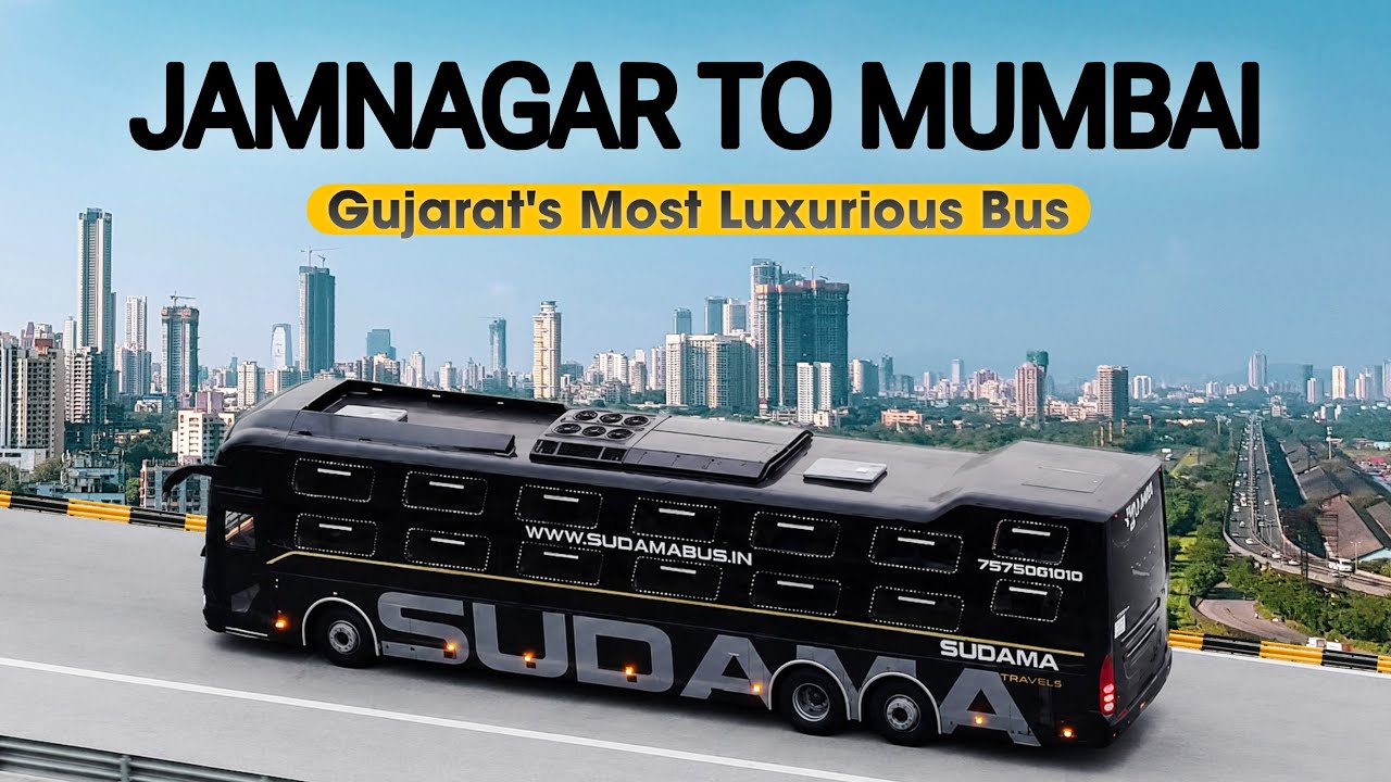 Jamnagar To Mumbai In Gujarat&rsquo;s Most Luxurious Volvo Bus | Sudama Travels Volvo 9600 Slx Sleeper Bus