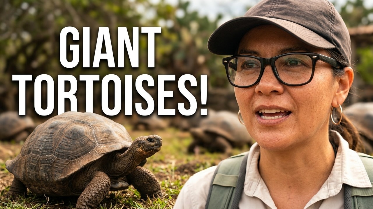 Ultimate Glapagos - Day 8 PM Giant Tortoises at Darwin Research Centre | Galapagos Islands
