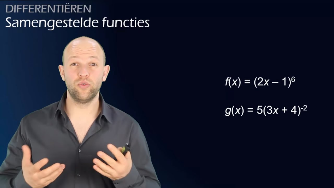 De kettingregel deel 1 - Samengestelde functies differentiëren (havo B) - WiskundeAcademie