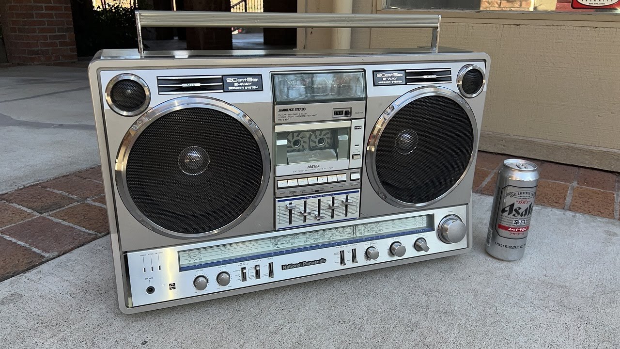 National Panasonic RX-5350F vintage boombox ghettoblaster