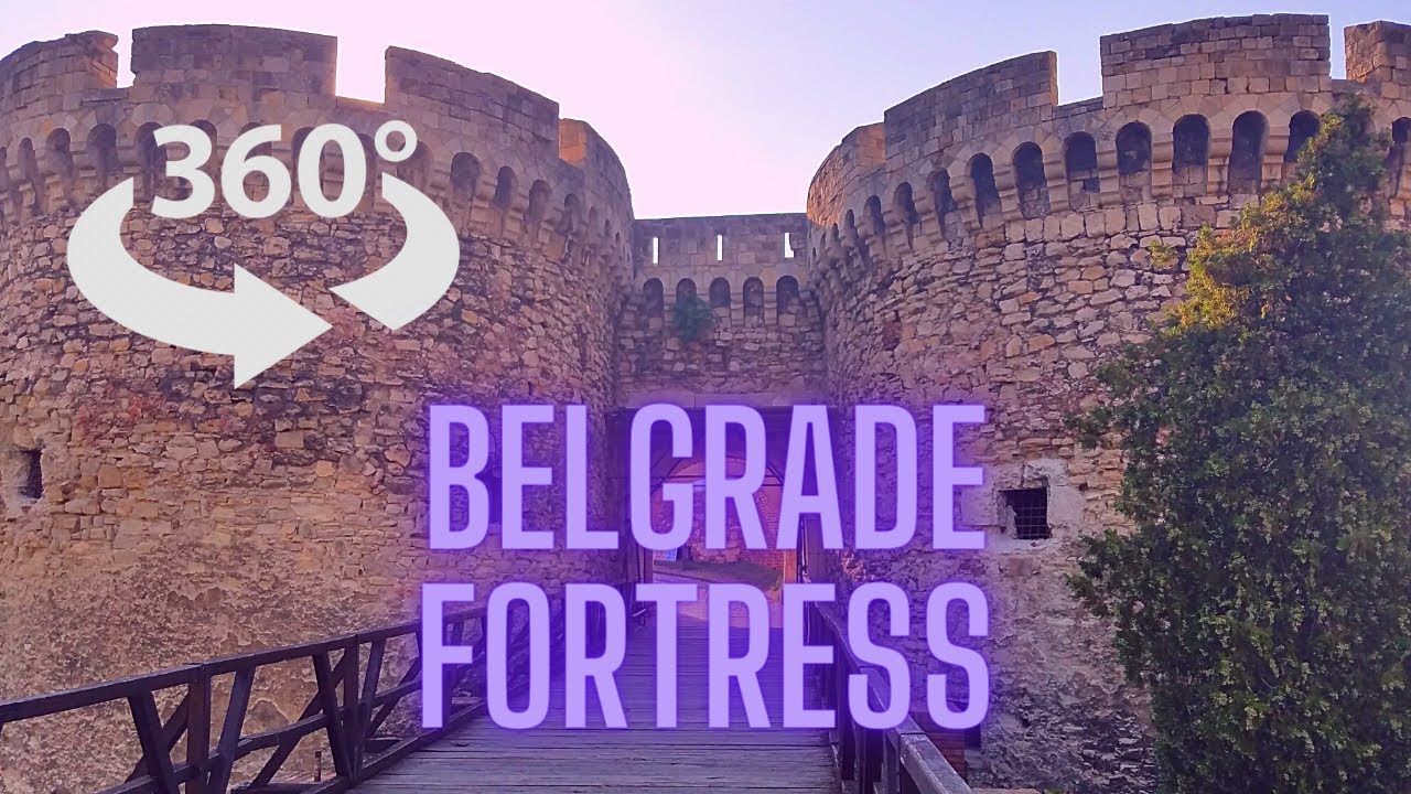 360 VR Tour of Belgrade Downtown, Kalemegdan Park, and Belgrade Fortress - Travel Throwback Thursday