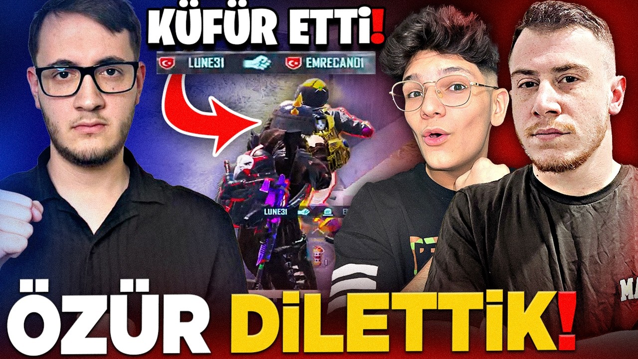 SASUKEYLE BANA K&Uuml;F&Uuml;R EDEN EMRECAN&rsquo;A &Ouml;Z&Uuml;R DİLETTİK ! | PUBG Mobile