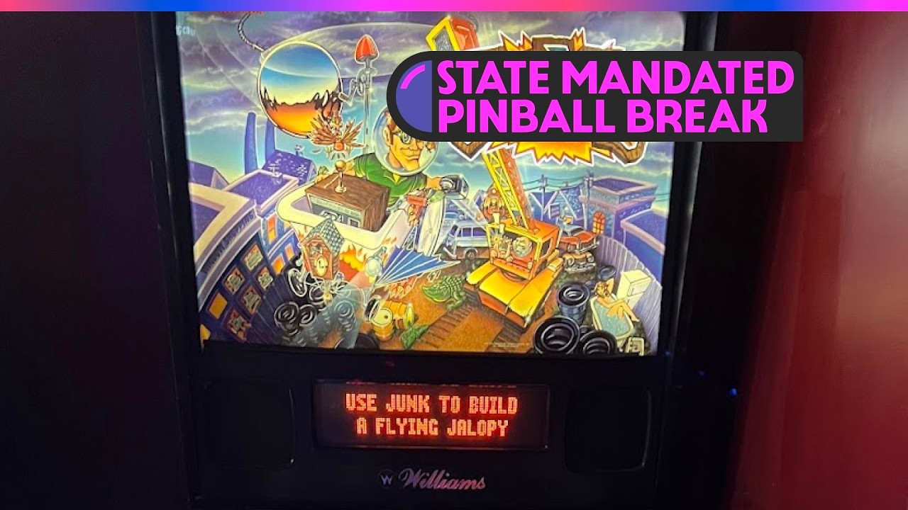 State Mandated Pinball Break | Pin•Bot, Junk Yard, Defender