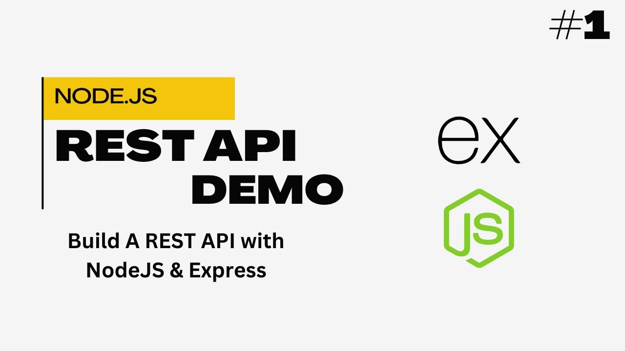 Build a REST API with Express.js 🚀 | Node.js API Tutorial with Demo || #1