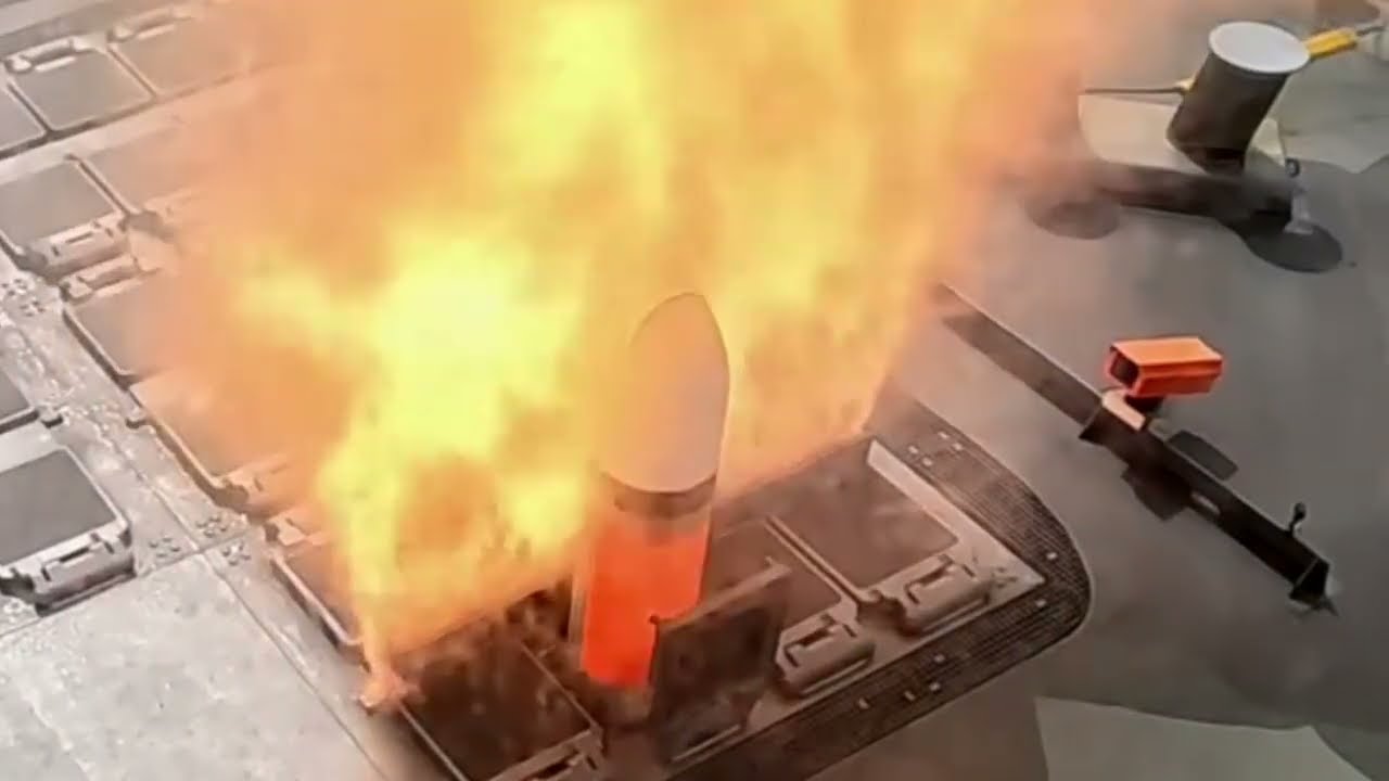 HNLMS De Ruyter firing a tomahawk missile
