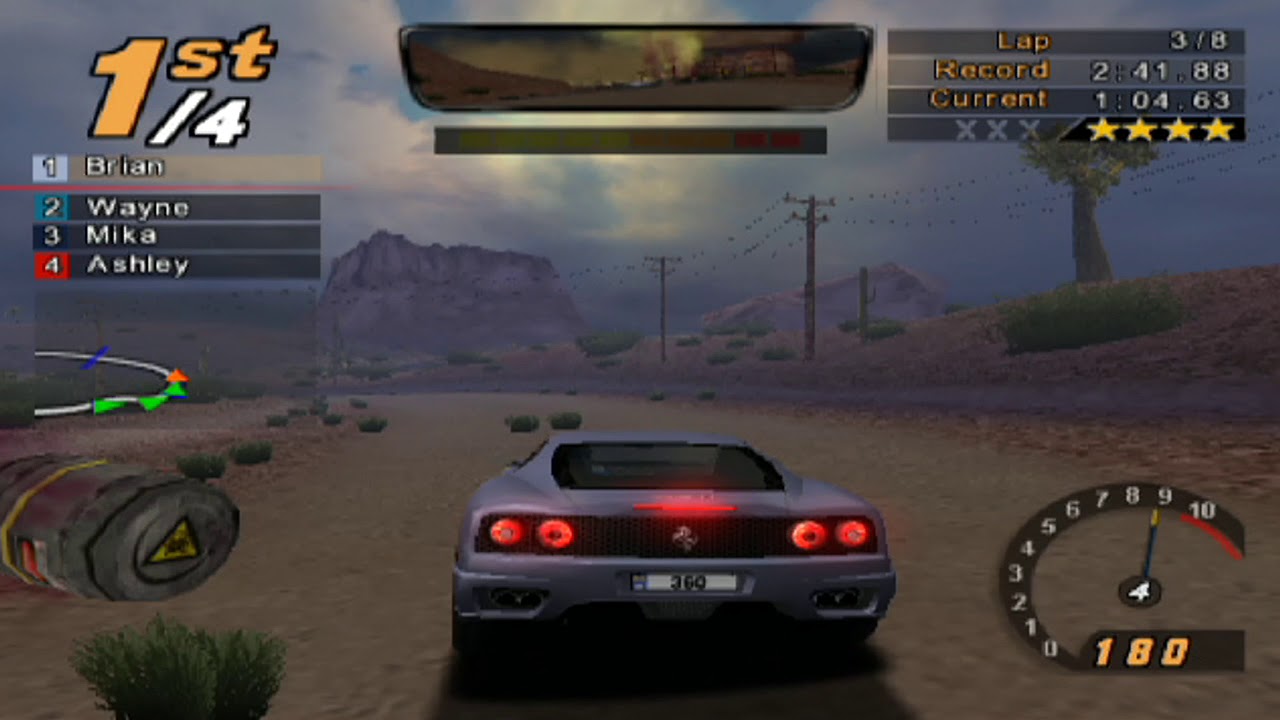 Need for Speed: Hot Pursuit 2, 8 Laps Outback II - Ferrari 360 Challenge