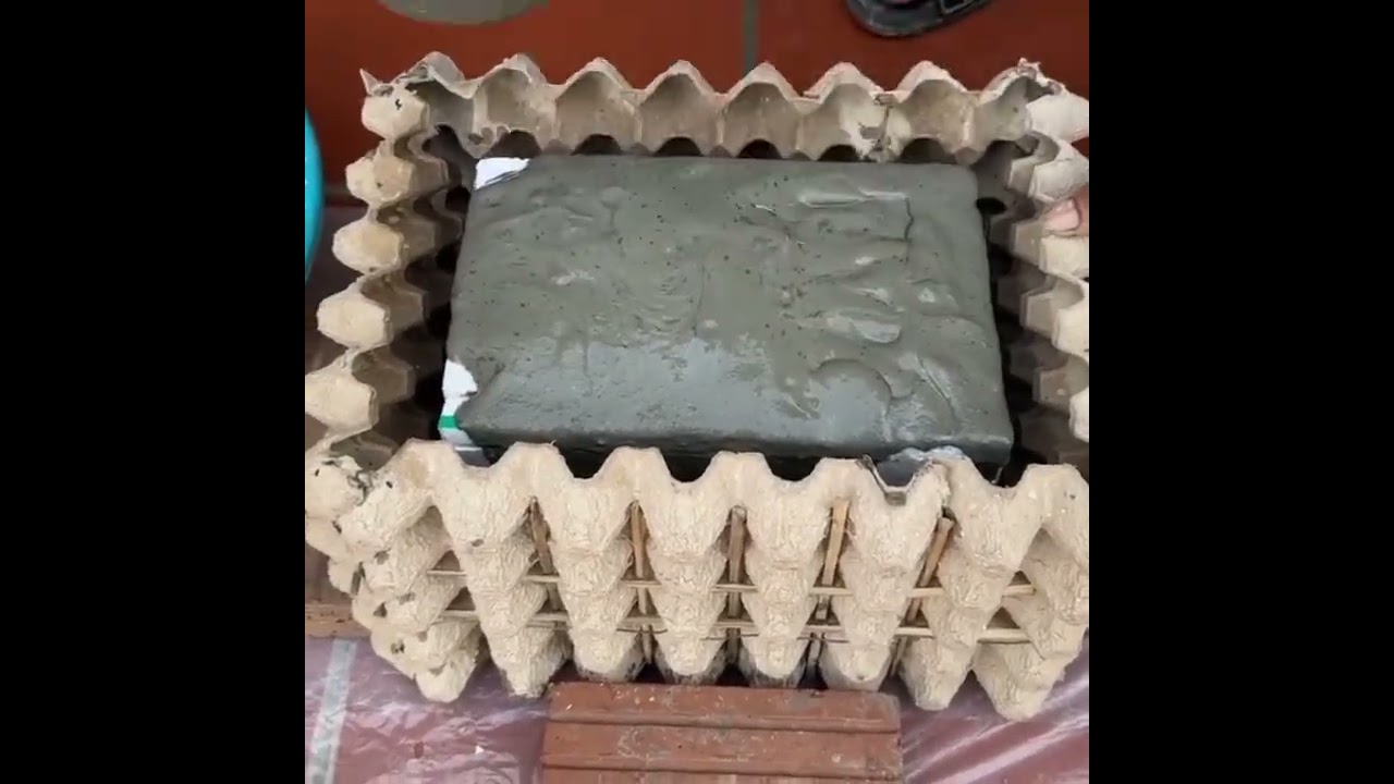 Use cement concrete and sand makr Complete ❤️ flower pot 