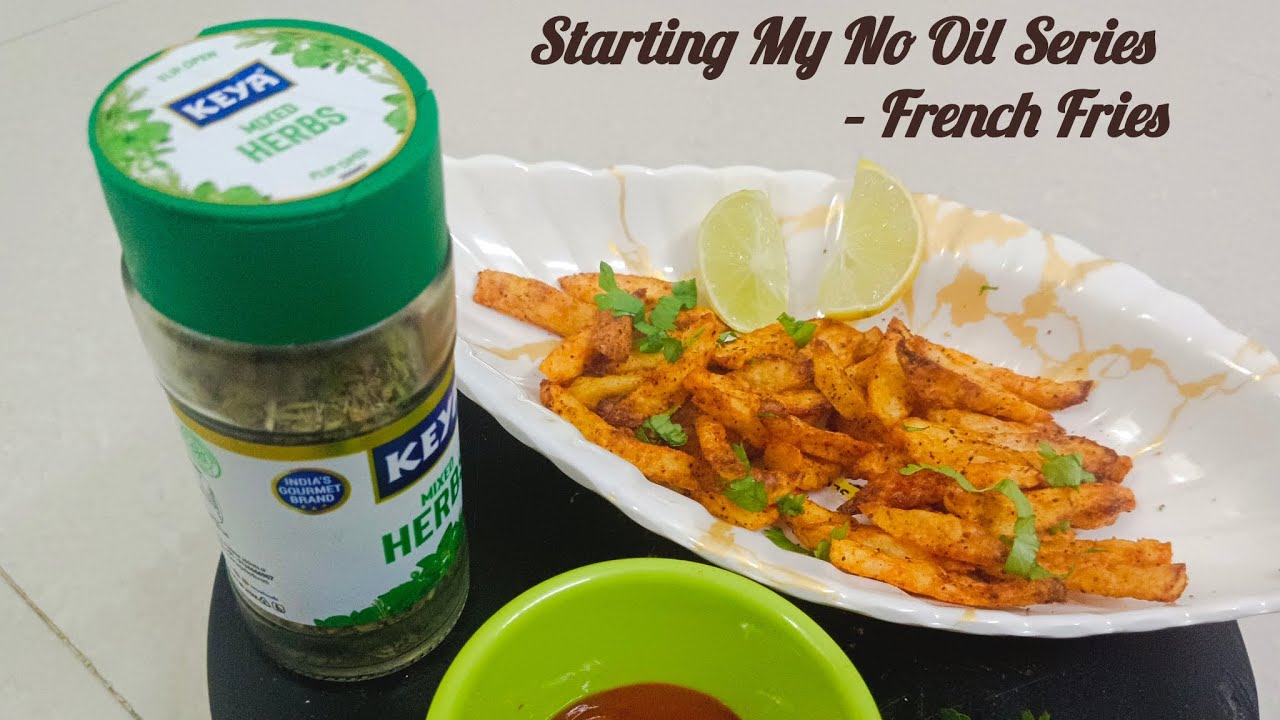 No Oil Series – Day 1 | Crispy Air Fryer French Fries 🍟