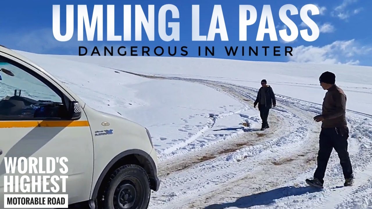 Conquering Umling La Pass in Winter - World's Highest Motorable Road | Difficulties we Faced