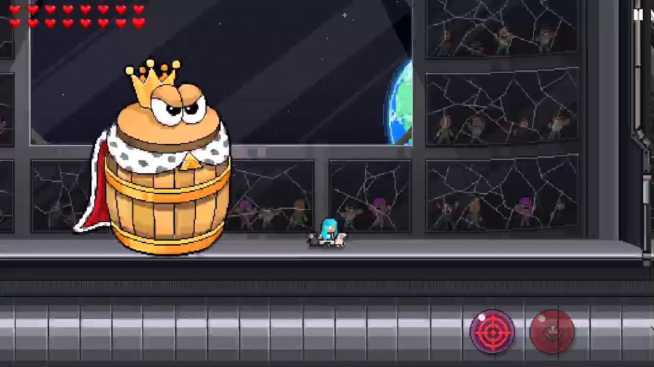 Barrel King Boss Battle - Hard Mode (PewDiePie: Legend of the Brofist)