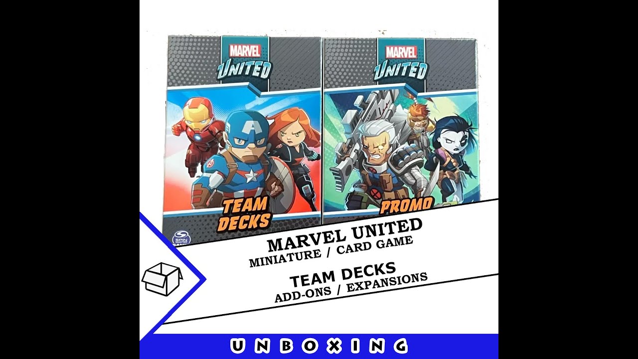 Marvel United: Multiverse Team Decks Part 1 -- Retail Team Decks