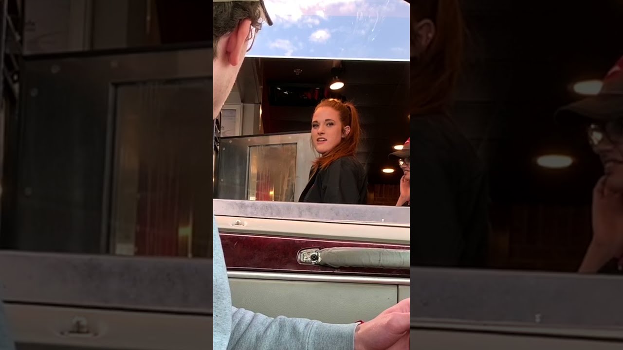 DISAPPEARING FOOD PRANK IN THE DRIVE THRU #Shorts