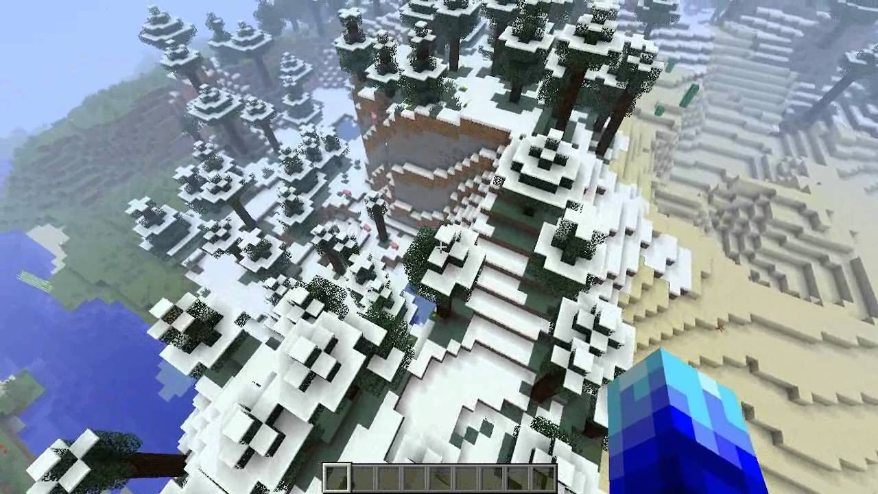 Minecraft: Seed Spotlight Ep.4 - 3 Biomes in 1 at spawn!!!