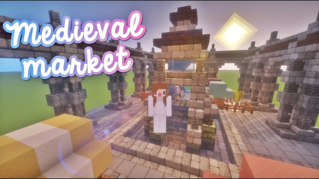 Kawaii Medieval Market - Minecraft!