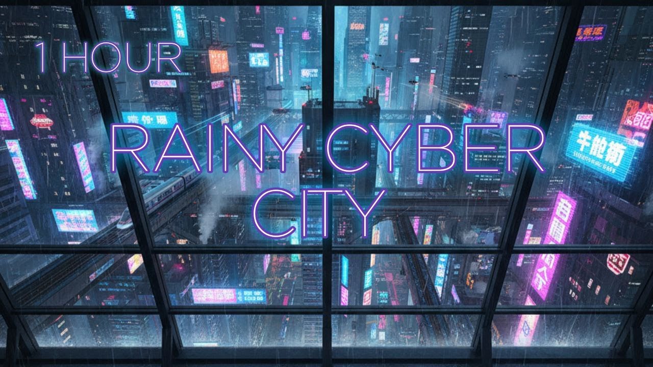 1 Hour Cyberpunk Ambient & Sci-Fi Atmosphere