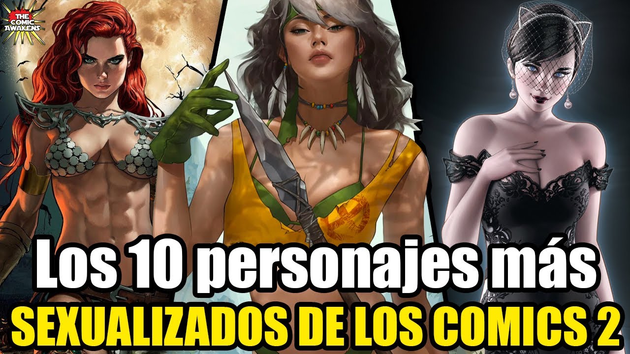 Los personajes MÁS SEXUALIZADOS de los cómics parte 2