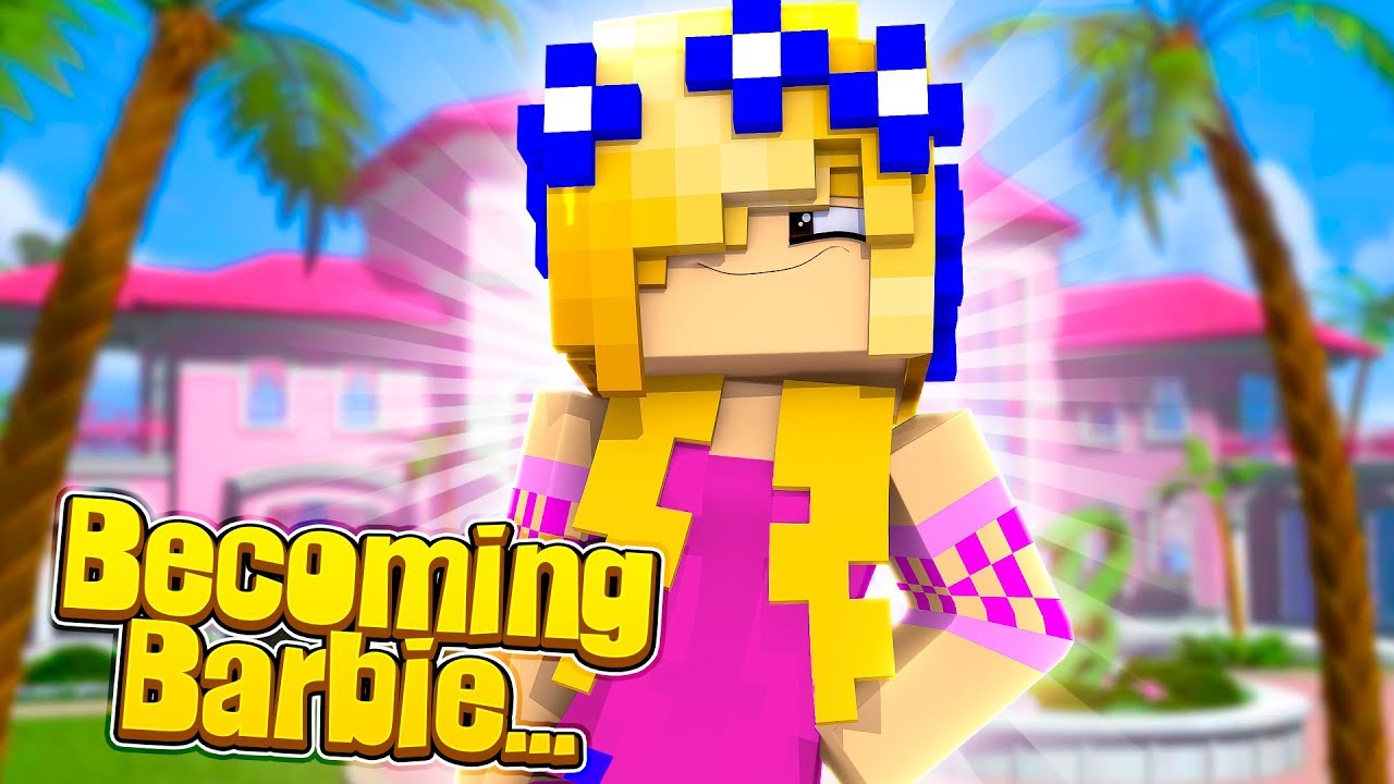 CREATING A REAL LIFE BARBIE! w/Little Carly (Minecraft Roleplay).