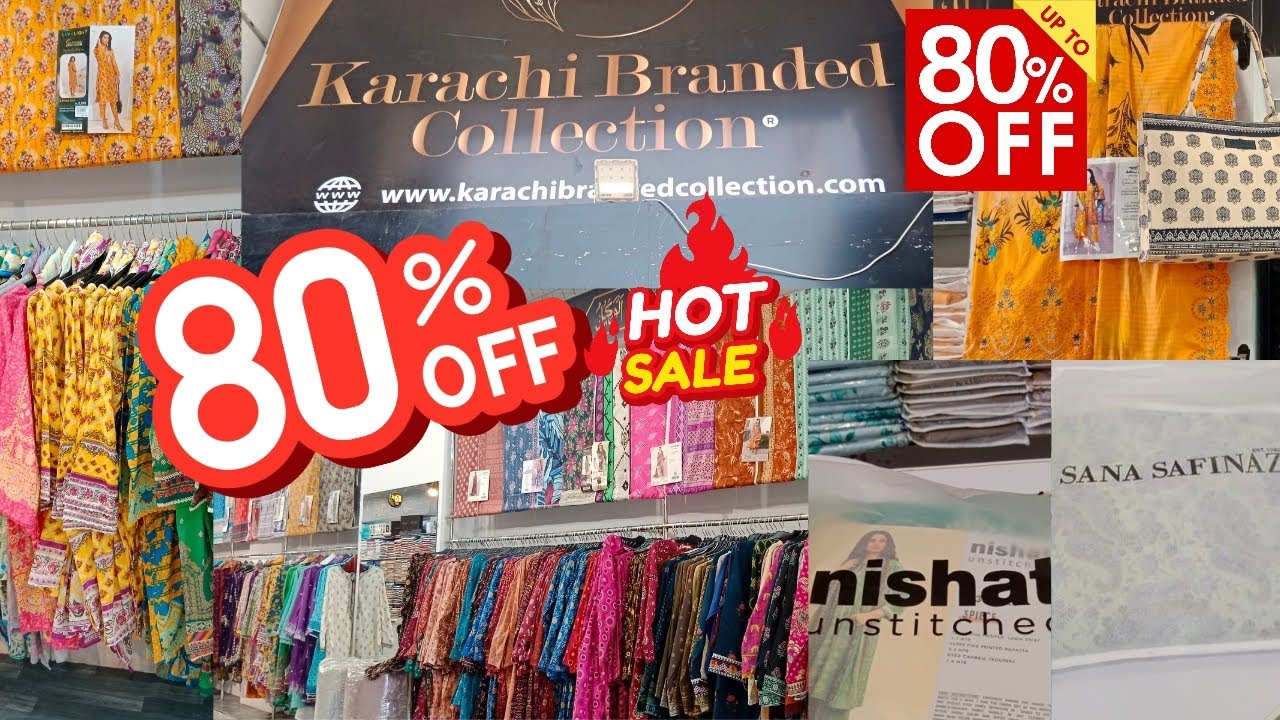 **Hurry up !! Karachi Branded Collection mega sale | New video | karachi branded collection hyderi