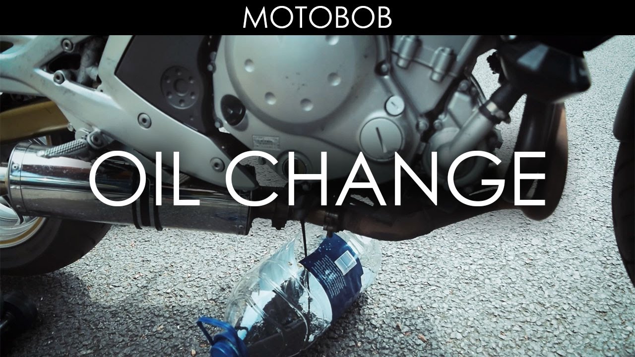 How To Change Motorcycle Oil & Oil Filter (Kawasaki ER-6n)