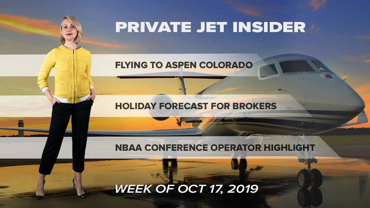 Private Jet to Aspen. Holiday Forecast for Charter Brokers. What to Expect at the NBAA conference