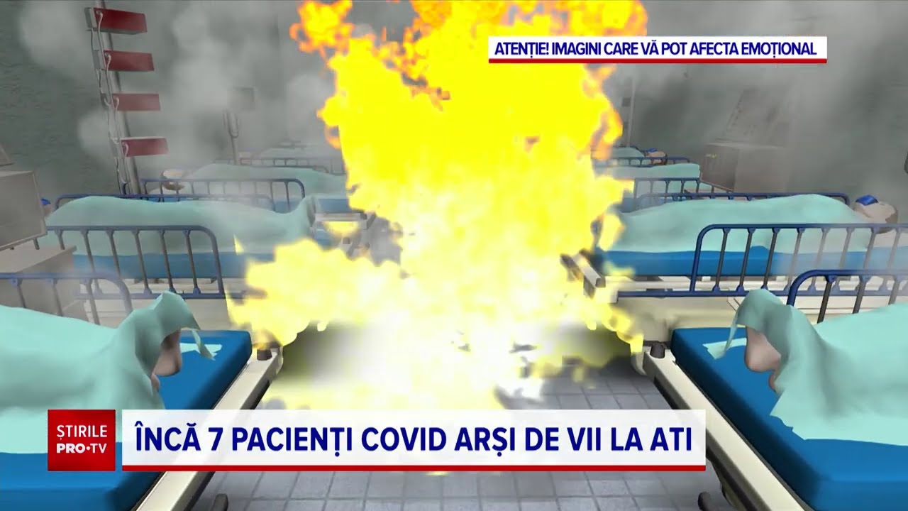 Filmul incendiului de la Spitalul de Boli Infecțioase Constanța. Șapte pacienți și-au pierdut viața