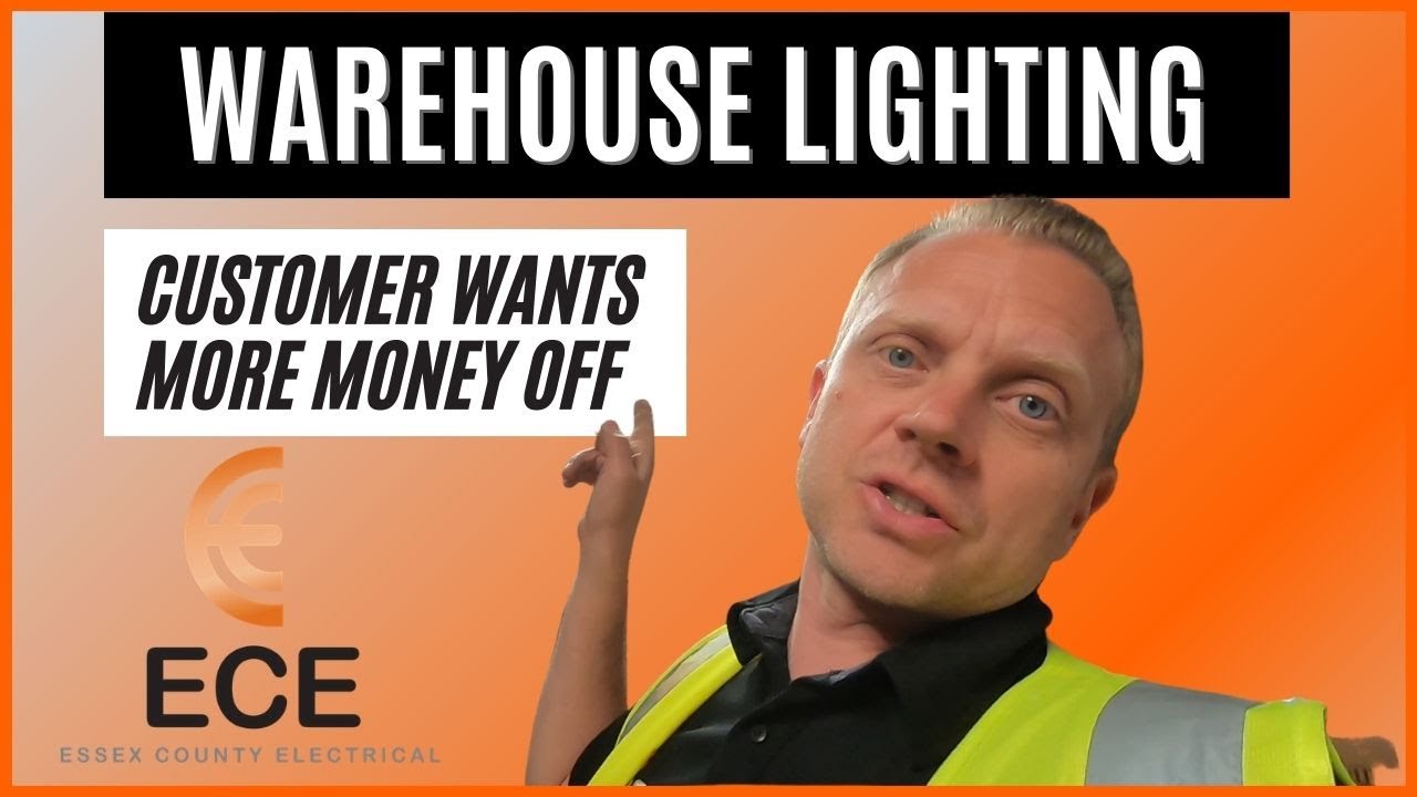 Warehouse LED lighting & Customer wants it CHEAP (sparkylife)