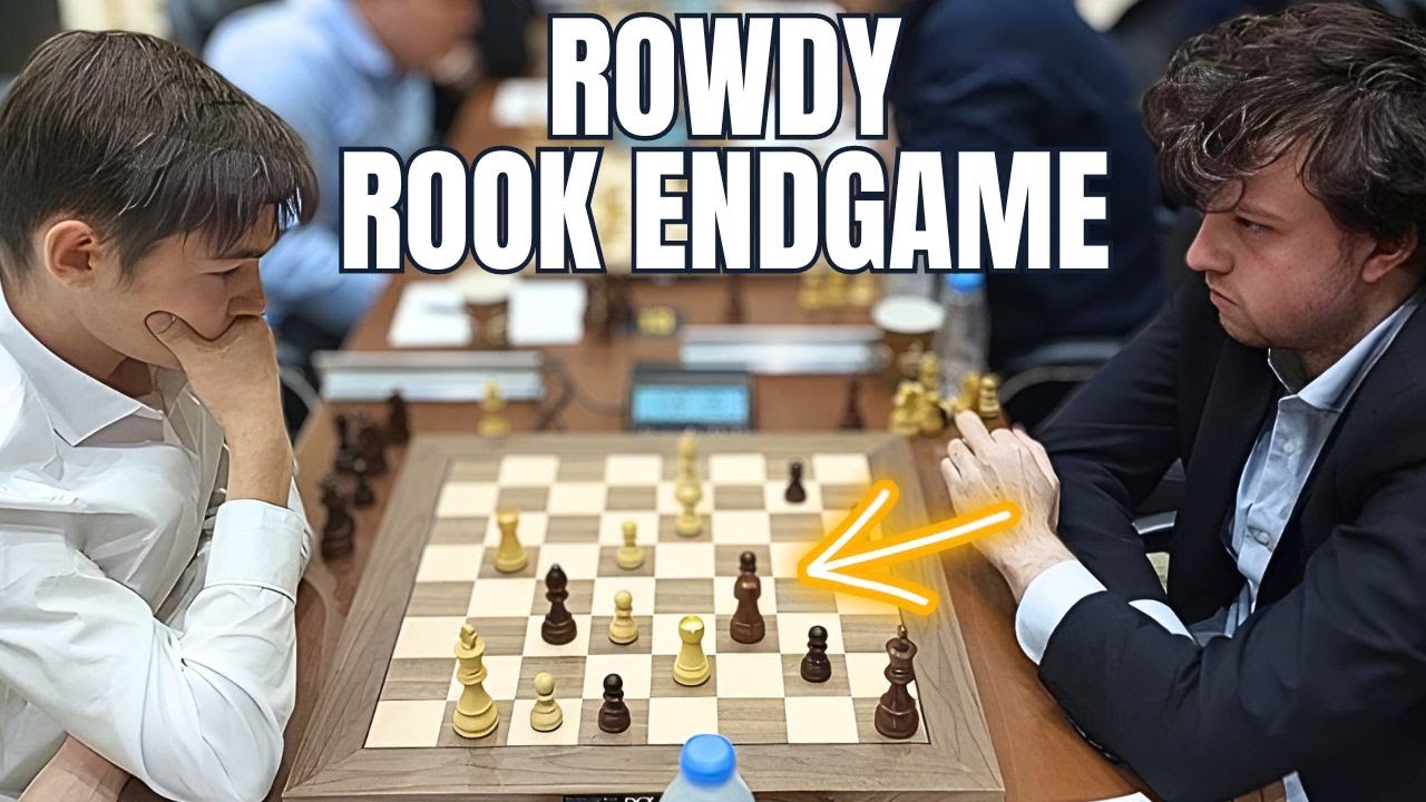 Hans Niemann's Plays A Rowdy Rook Endgame | Gleb Dudin vs Hans Niemann | 7th Sharjah Masters 2024