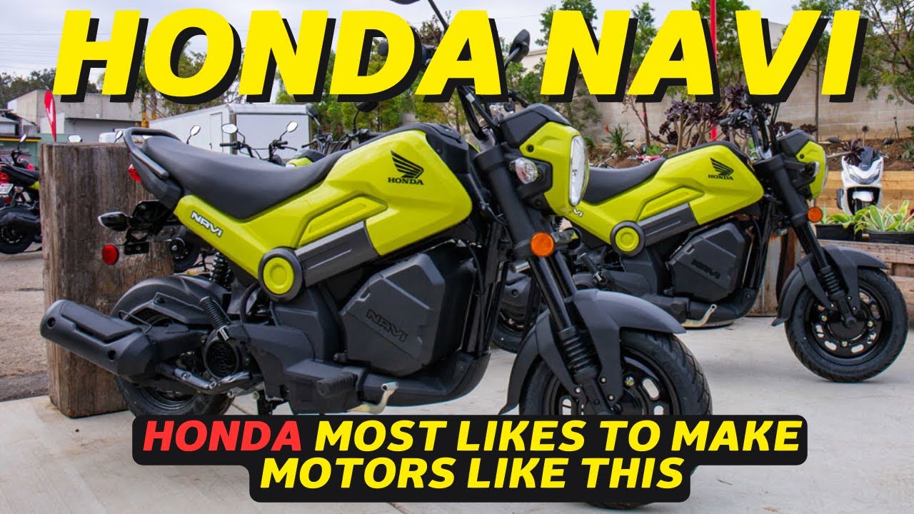 Honda Navi Better Than Honda Monkey, And Cooler Than Other Small Motorbikes