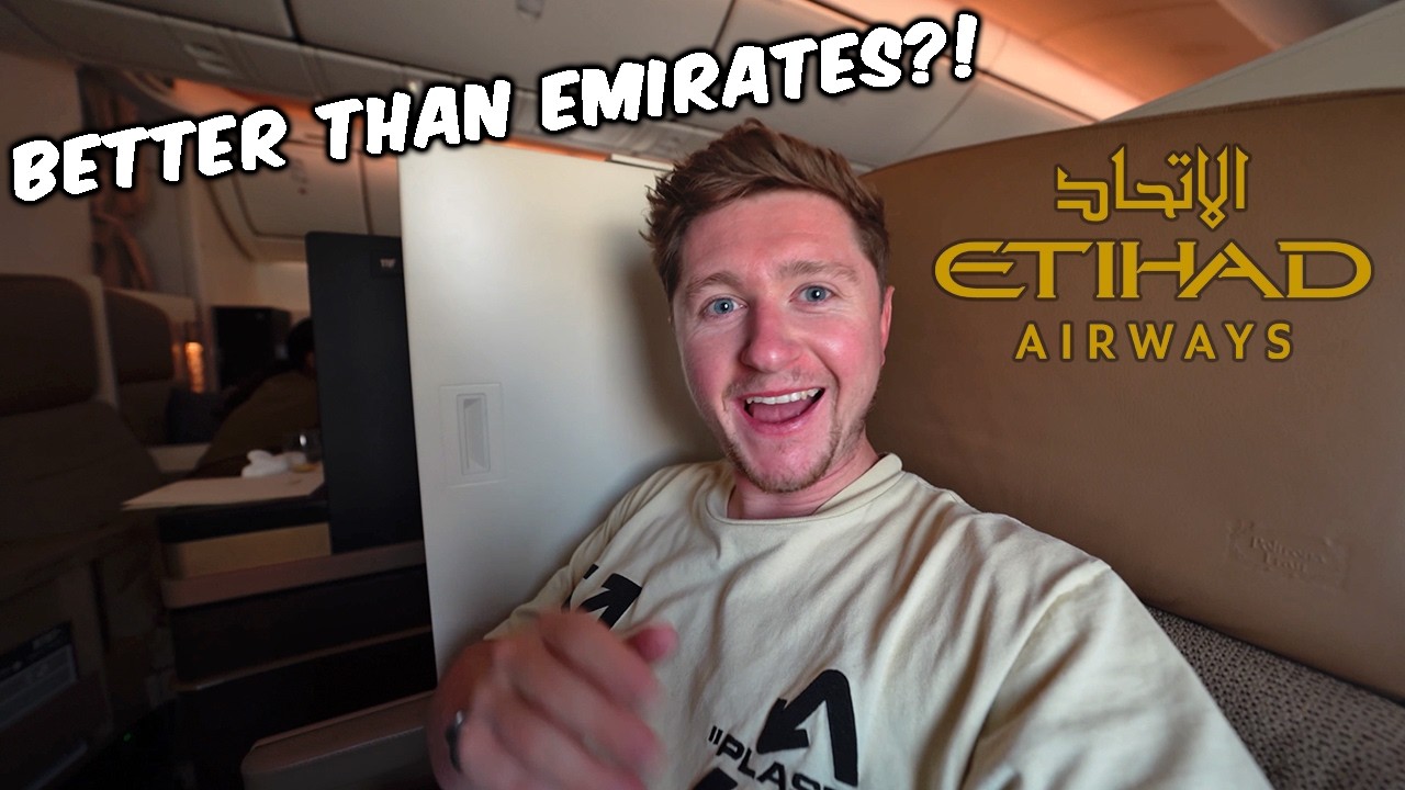 Flying Etihad's INSANE Business Class! Full Tour - 787