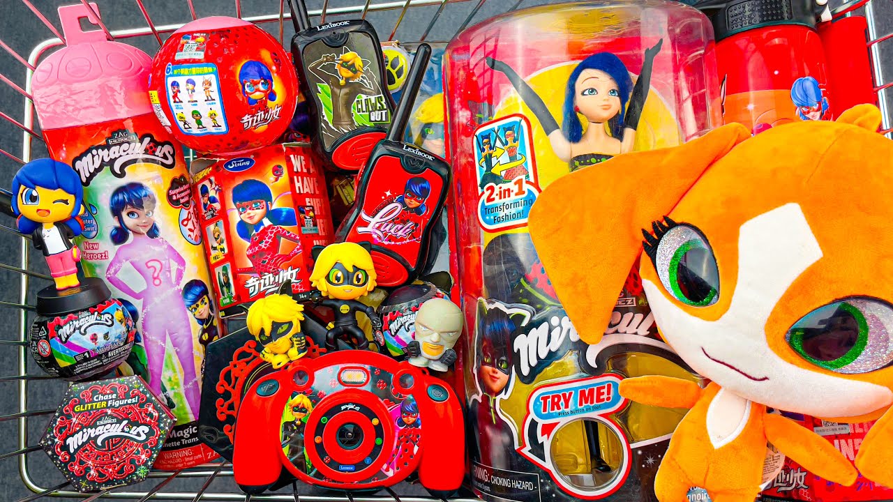Miraculous Ladybug Toys Collection ASMR Unboxing Review | Mystery Cat Noir & Ladybug Figure