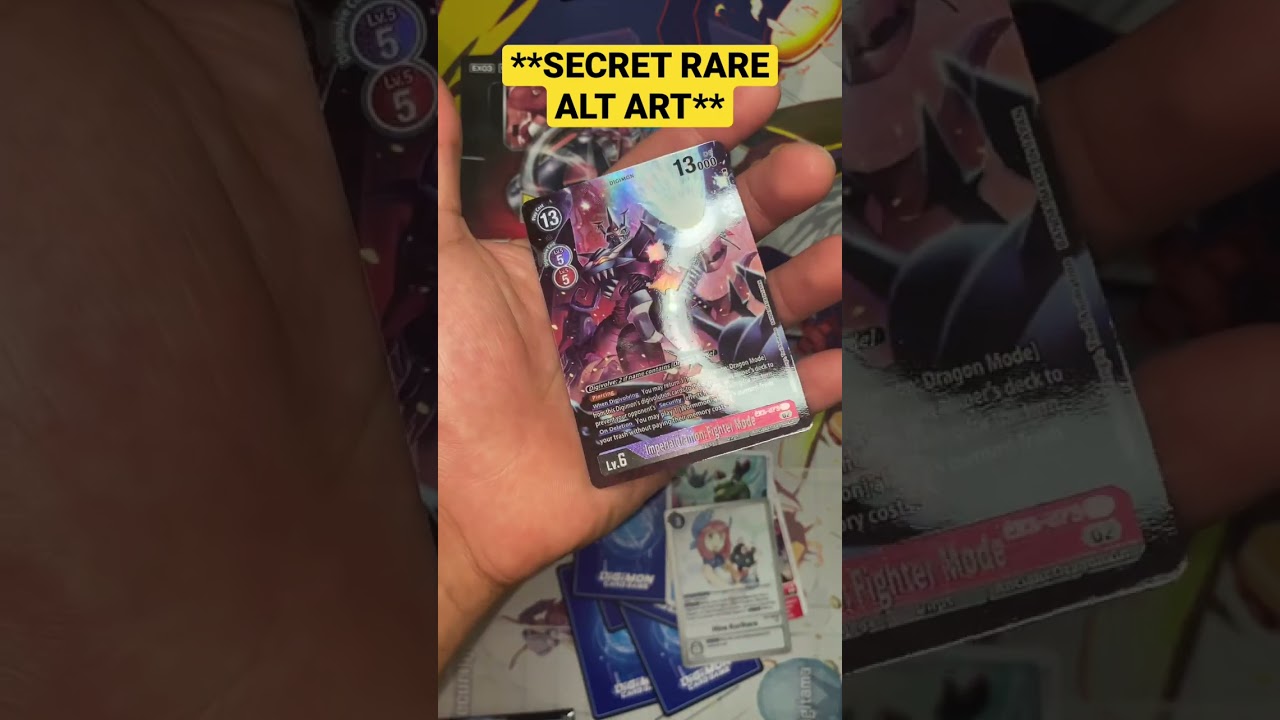 **SECRET RARE ALT ART** Digimon Pack #968 #digimoncardgame EX 03