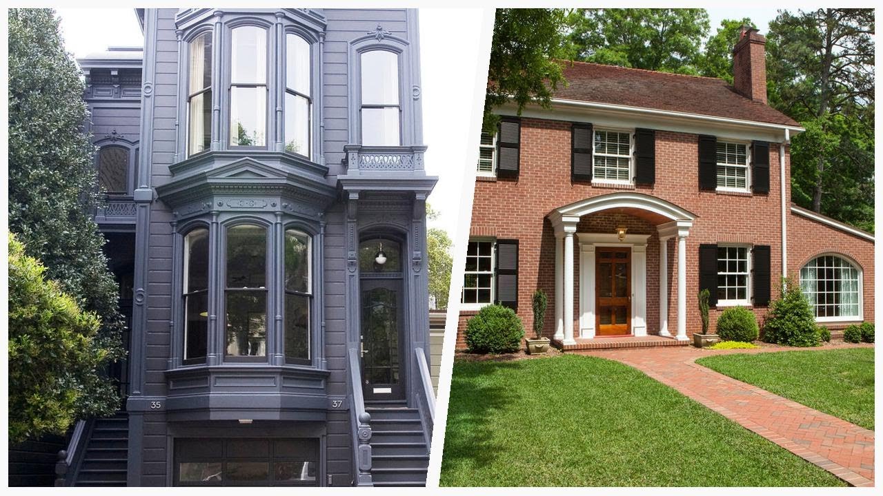 75 Red And Purple Exterior Home Design Ideas You'll Love ⭐️