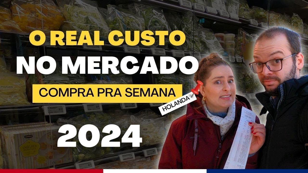 SUPERMERCADO NA HOLANDA 2024 | QUANTO GASTAMOS POR SEMANA | VIVER NA HOLANDA