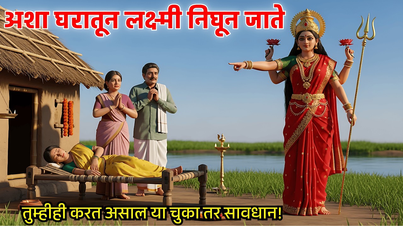 अशा घरात देवी लक्ष्मी कधीच प्रवेश करत नाही | लक्ष्मी देवीचा कोप आणि कारणं | Vastu Tips Marathi