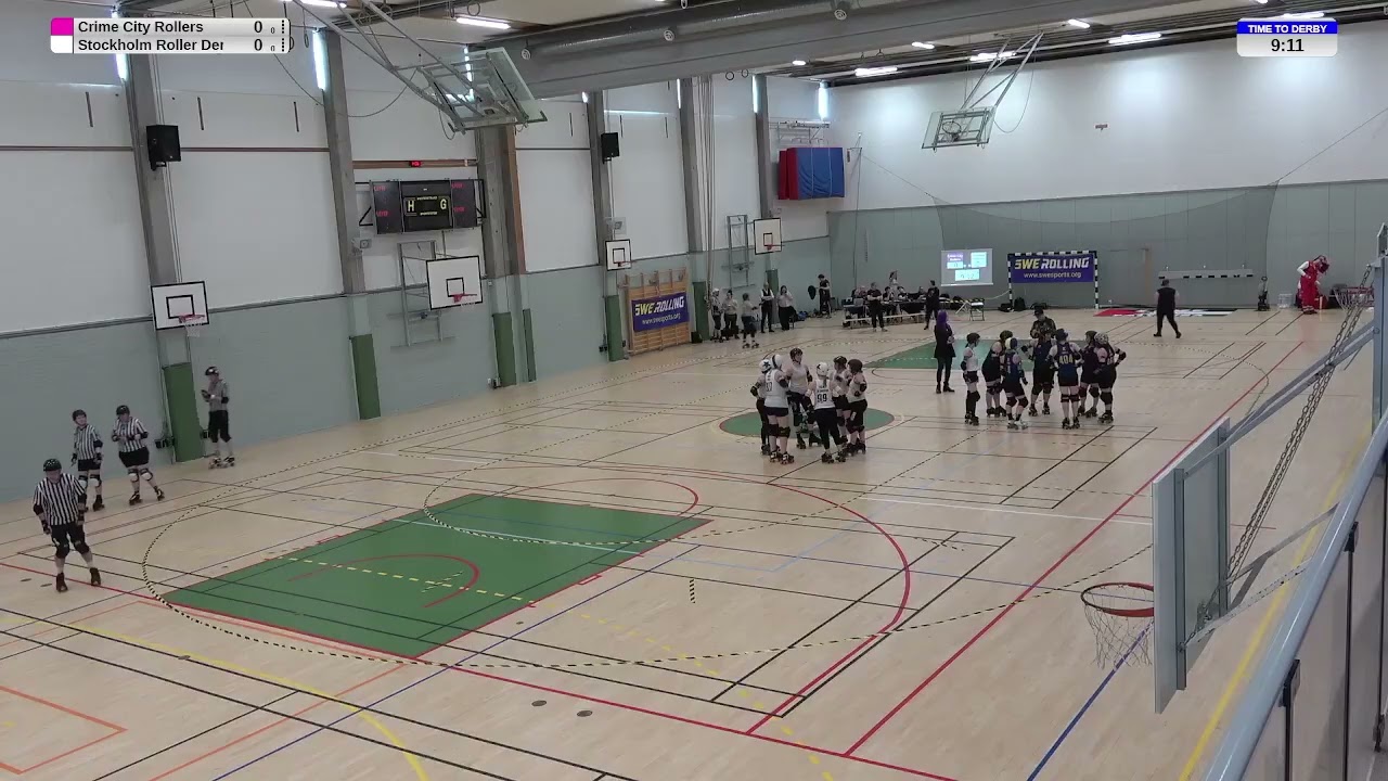 Game 6: Crime City Rollers vs Stockholm Roller Derby