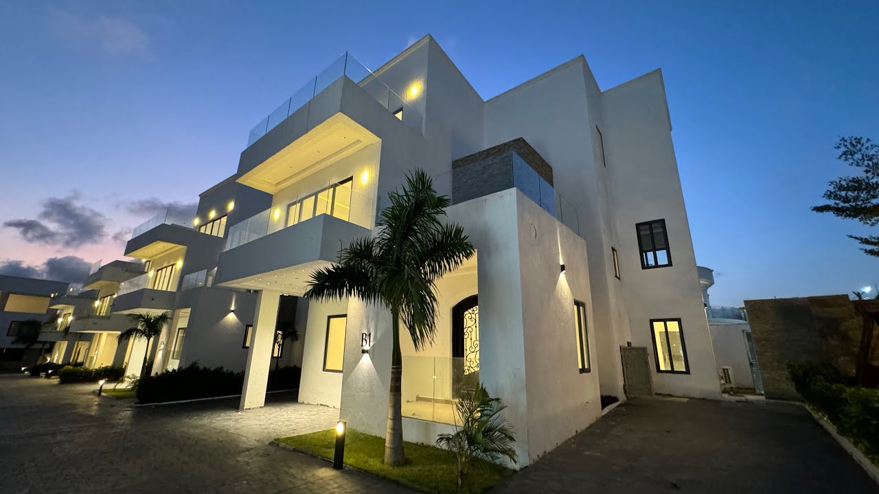 $400K Duplex 4 bedrooms in a Gated Community at Ghana East Legon for sale ||Tour 196||📞+233503373419